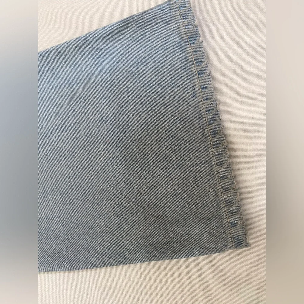 NWT GRLFRND The Harlow Coated High Rise Boot With Slit Lite Wash - Picture 11 of 16